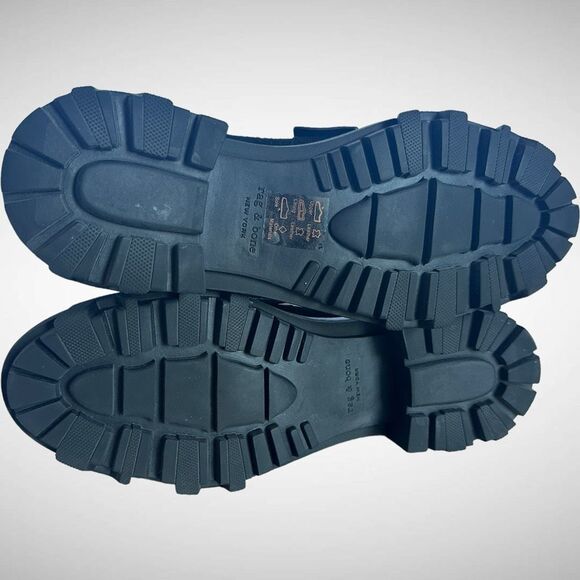 Rag & Bone Shiloh 2.0 Lug Sole Black Suede Loafer Size US 8.5 EU‎ 38.5 Slip On - Picture 9 of 11